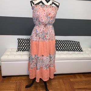 Xhilaration long dress w/adjustable straps XL